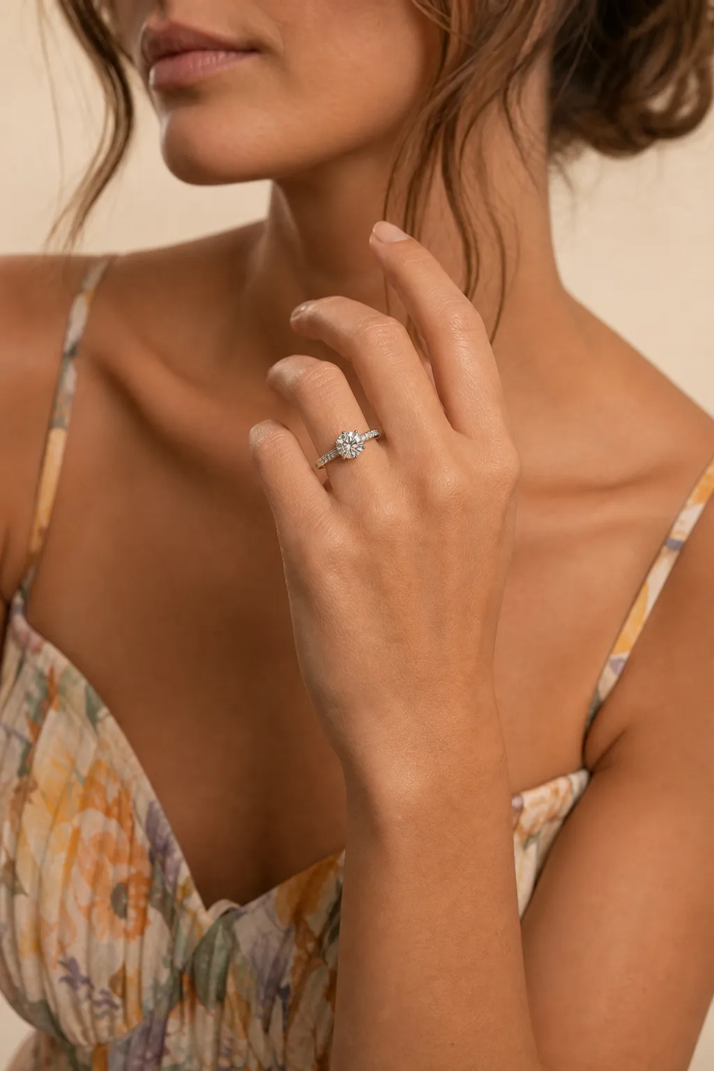 Anello Lune d'Argent indossato