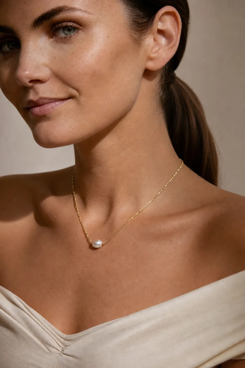 Collana Solitaire Paris indossato